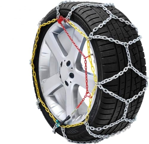 Arearicambi - Cadenas de nieve para neumáticos 205/50 R17 de acero - 9 mm de espesor - Homologadas