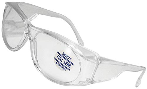 MS Magnifying Safety Glasses - Anti-Fog, 2.50 - MS250