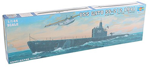 Trumpeter 1/144 USS Gato SS212 Submarine 1941 Model Kit