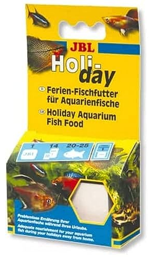 JBL Holiday 40310, Ferien-Alleinfutter für alle Aquarienfische, Futterblock
