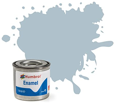 Humbrol Vernice per modellini, AC5025 n. 27003, in acciaio lucido, metallizzato, stagno n. 1 (14 ml), smalto per modelli, plastica, metallo, legno, vetro, ceramica e altro ancora, vernice per ritocchi