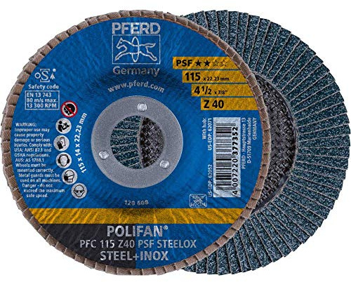 PFERD POLIFAN PFC 115 Z 40 PSF Pack á 10 Stück
