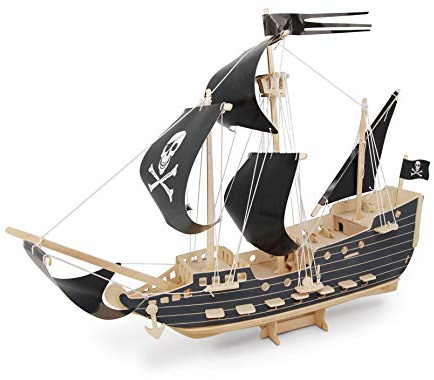 Quay Piratskepp träbyggsats FSC