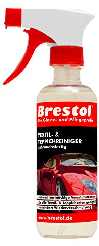 POLSTERREINIGER 300 ml gebrauchsfertig (2920) - Stoffsitzereiniger Teppichreiniger Textilreiniger Dachhimmelreiniger Stoffsitzreiniger Fussmattenreiniger Stoffreiniger - BRESTOL