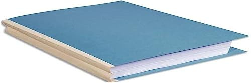 Chemise Exacompta Forever 24 x 32 cm dos toilé 3 cm bleue - Paquet de 25