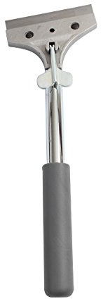ProDec Advance 4 Titan Heavy Duty Scraper with Double Thickness Hardened Steel Blades, Rugged Chrome Shaft with Soft Grip Handle, Delivers Maximum Scraping Power