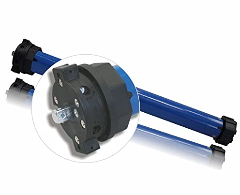 h Rohrmotor, mechanisch einstellbare Endlagen, 40 Nm mit Adapter für 60 mm 8-Kantwelle (1 ST)
