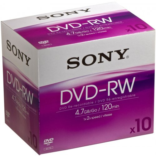 Sony DVD RW Minus (2X Speed) 10