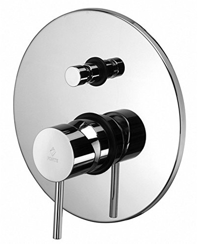 Miscelatore doccia incasso con deviatore 2 vie light paffoni fonte lig015 cr