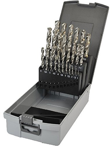 HaWe 9425.0 Spiralbohrer Satz aus HSS-G Präzisionsgeschliffen 25-teilig