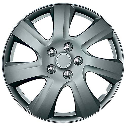 AutoStyle 4er Set Radzierblenden Carolina 17-Zoll Matt-Gunmetal