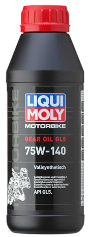 LIQUI MOLY Motorbike Gear Oil 75W-140 (GL5) | 500 ml | Motorrad Getriebeöl | Art.-Nr.: 3072 | 3072, Motorbike Gear Oil 75W-140 (GL5)