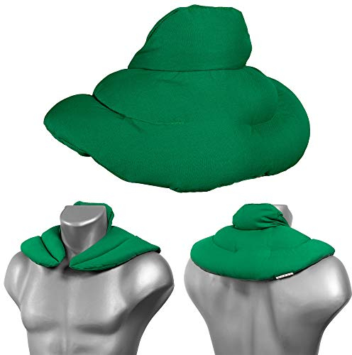 Neck Pillow Green | Cherry Stone Pillow | Warming Neck Cushion, Neck Warmer