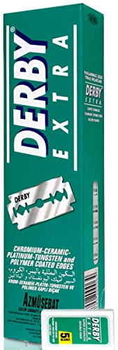 Derby Extra Double Edge Safety Razor Blades - Pack of 100 Blades