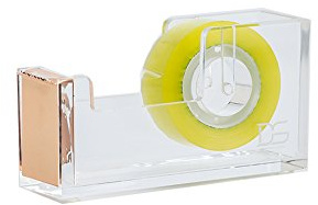 Draymond Story Klar Gold Acrylic Tischabroller - Passt für 1 Zoll Durchmesser Core Tape