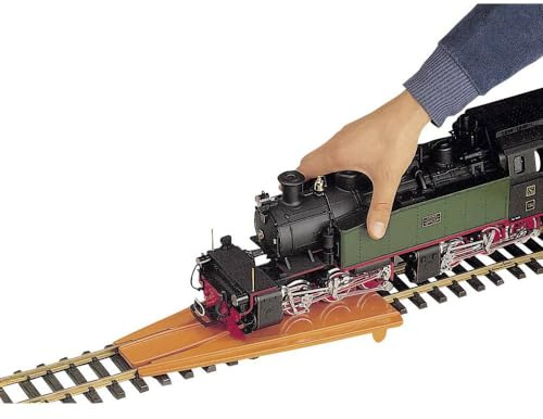 LGB – Aufgleisgerät – L10020, Aufgleishilfe für Spur G Gartenbahn, kinderleichtes Aufgleisen, Zubehör, Spur G
