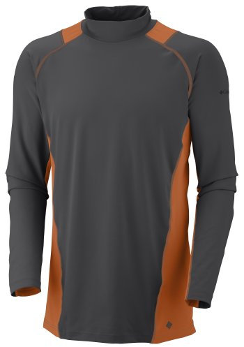 Columbia Men's Barrel Roll Long Sleeve Crew Knit Tops, Grill, X-Large