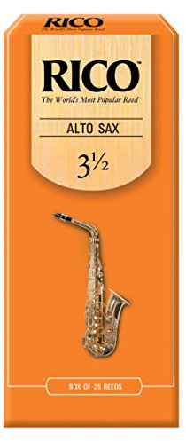 Rico Blätter für Altsaxophon, Stärke 3,5, 25 Stück