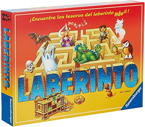 Ravensburger - Magic Maze, Tischset für Kinder ab 7 Jahren, Geschenke für Kinder ab 7 Jahren, Familienbrettspiele, spanische Version | Labyrinth Classic Brettspiel für Kinder ab 8 Jahren, zum Spielen mit Familie oder Freunden und zum Teilen von Spielen.