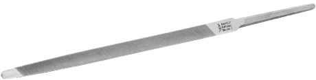 Bahco 4-186-04-2-0 Slim Taper Saw File 4in | Single-cut taper file ideal for sharpening fine crosscut saw teeth
