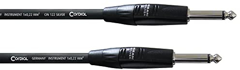CORDIAL CABLES Câble guitare jack droit-coudé 3 m CÂBLES INSTRUMENT Essentials Jack droit/coudé