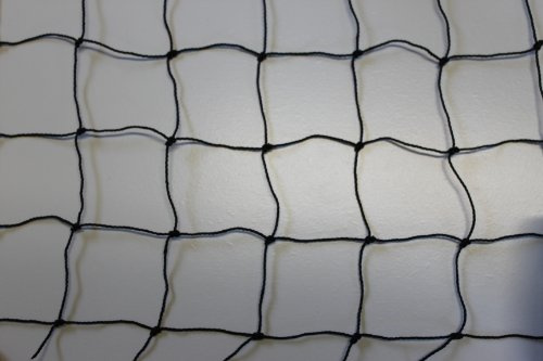 PieloBa Geflügelzaun Geflügelnetz - schwarz - Masche 5 cm - Stärke: 1,2 mm - Größe: 1,60 m x 15 m