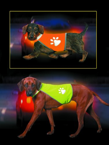 Karlie Safety Dog Weste, Hw 45-56, Bw 68-78 cm, neon gelb
