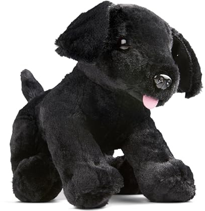 Melissa & Doug Benson Black Lab - Stuffed Animal Puppy Dog