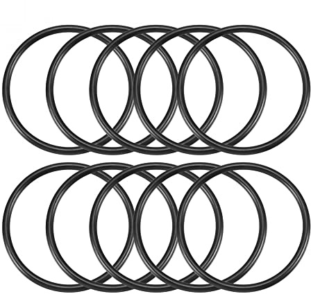 10 st 68 mm x 60 mm x 4 mm industriell svart gummi O-ring oljetätning packning