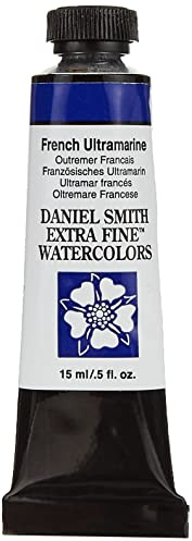 DANIEL SMITH Extra feine Aquarellfarbe, 15 ml, Tube, französisches Ultramarin