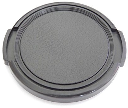 vhbw Objektivdeckel 49 mm kompatibel mit Canon EF 50 mm 1.8 STM Kamera | Kunststoff Schwarz, mit Seitengriff