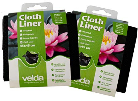 velda Cloth Planting Basket Liner 45 x 45cm (Twin Pack)