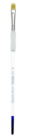 Royal Brush Soft Grip Gold Taklon Artist's Comb SG730-1/2 Paintbrush