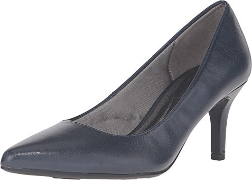 LifeStride Women's Sevyn Dress Pump, Luxe Navy 4, 9 M US