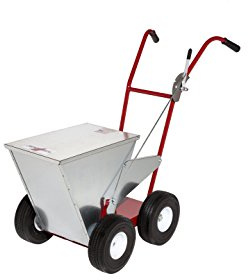 Newstripe NewLiner HD 100 lb Heavy Duty Dry Line Marker (Part #10001745) | 2 & 4 Line Marking | Galvanized Steel | 10” Flat Free Tires | for Sports Fields & Events | Made in USA