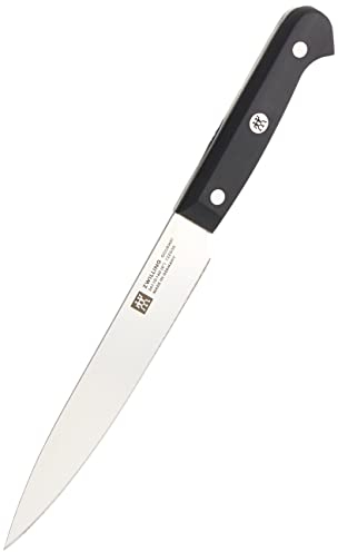ZWILLING Gourmet Fleischmesser, 16 cm, Rostfreier Spezialstahl, Ergonomischer Kunststoff-Griff, Schwarz - Made in Germany
