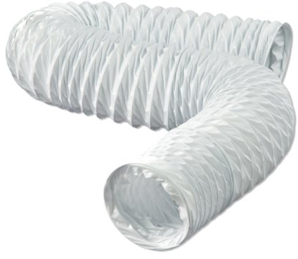 Dundas Jafine FD420ZW Flexible White Vinyl Duct, 4-Inches by 20-Feet