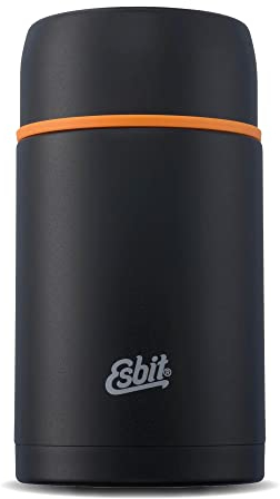 Esbit FJ1000ML Recipiente per Vivande, Acciaio Inox, Senza BPA, Nero, 1L e più, Alimenti caldi e freddi, Zuppa e Pasta