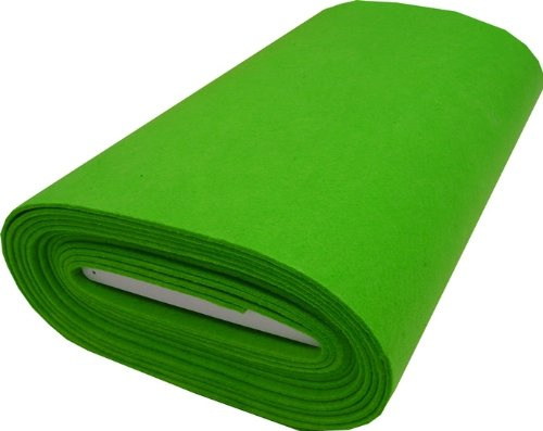 Bastelfilz Taschenfilz, Filz Stoff Meterware ab 0,5 m (hellgrün)
