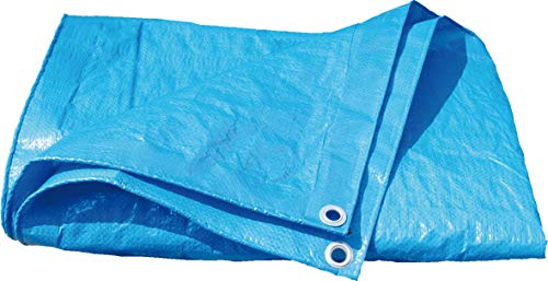 High Peak Abdeckplane PE Abdeckplane, blau, 41732