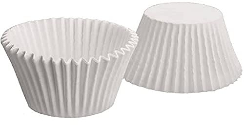 IBILI 729307 Barquette à Pâtisserie Carre Rond (50) 7, Papier, Blanc, 7 cm, 7 x 7 x 3 cm