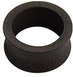 eeddoo Flesh Tunnel schwarz Ahorn-Holz