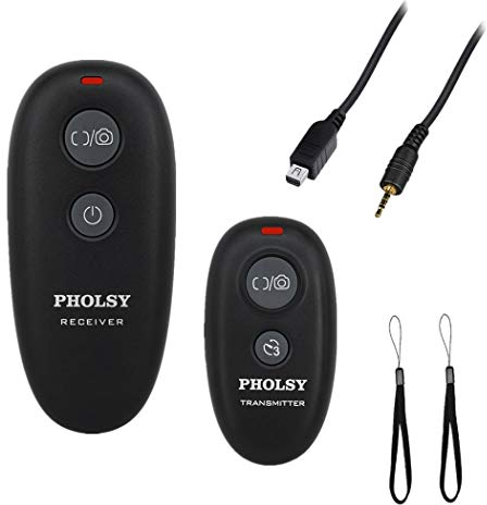 PHOLSY Wireless Shutter Camera Remote Release Control for Panasonic S5, S1, G95, G91, G9, GH5, GH6, GH7, G85, G81, GX8, GX7, GH4, GH3, FZ2500, FZ2000, FZ1000