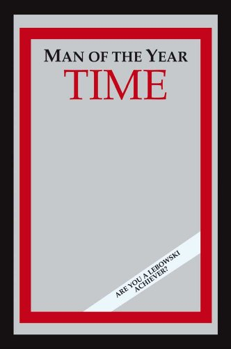 Empire 538086 Fun - Quadro Man of the Year su specchio stampato, con cornice in plastica effetto legno, 20 x 30 cm, multicolore