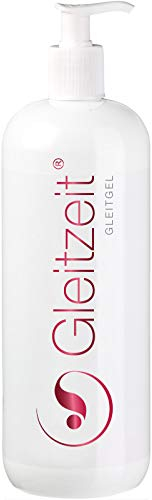 Gleitzeit Gleitgel wasserbasiertes für Frauen 1Liter, sensitiv | dermatologisches Medizinprodukt | Intim Gleitmittel | pH-neutral, geruchsneutral & hautfreundlich