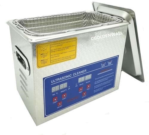 CGOLDENWALL 3L Professional Multifunctional Stainless Steel Ultrasonic Cleaner Eyeglasses Jewelry Cleaner Digital Commercial Grade