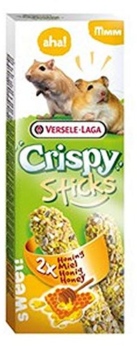 16 x Versele Laga Knusprige Sticks Hamster & Rennmaus Honig