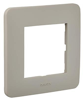 Plaque electrique - Interrupteur pour prise - Prise interrupteur electrique - plaque plastique - prise murale - Prise avec interrupteur - Gamme Casual - Plaque Simple - Debflex | Beige Mat