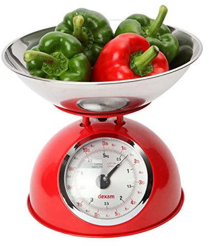 Scales Mechanical Red with S S 2L Bowl