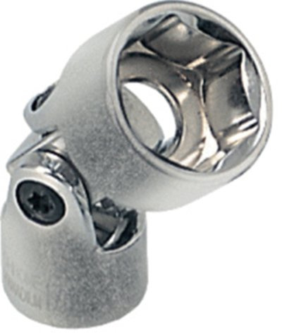 KS Tools 917.3944 3/8 CLASSIC Hexagonal socket with flexible joint, 13mm